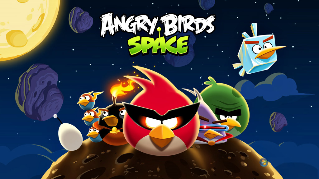 Тема Angry Birds Space