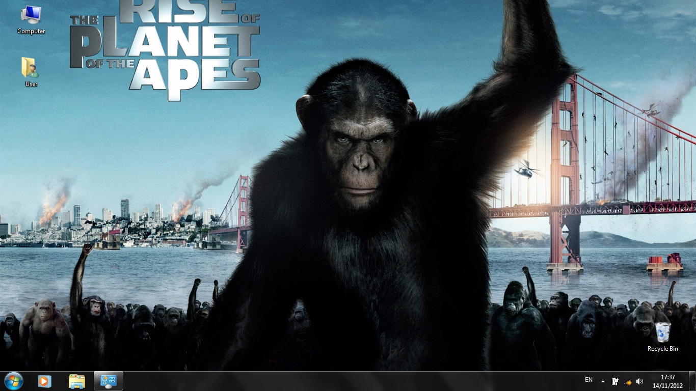 Тема Rise of the Planet of Apes